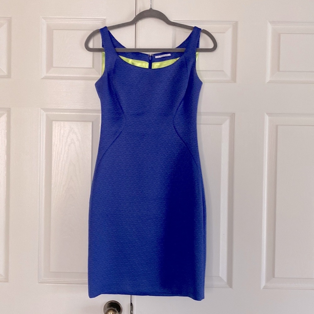 Royal blue Tahari cocktail dress